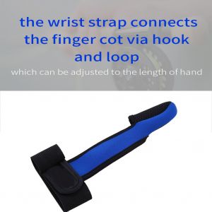 Gants De Protection Antiderapants A Un Doigt Pour La Peche Et Le Surfcasting (Bleus) - Neuf