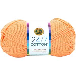 Yarn Lot De 1 Pelote De Fil Léger Mercerisé En Coton 24/7 Pour Tricot,Crochet Et Travaux Manuels,Crème - Neuf