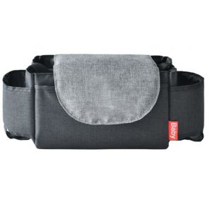 1 Sac Pour Poussette, Porte-Biberon, Organiseur, Sac De Rangement Suspendu, Sac Pour Gobelet, Sac Pour Fauteuil Roulant (Noir) - Neuf