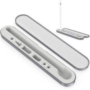 Eryi-Étui De Transport Portable Pour Apple Pencil Pro, Apple Pencil (Usb-C), Apple Pencil (1ère / 2ème Génération) Accessoires Crayons Ipad Boîte Coque Rigide Compatible Avec Ipad Pen (Gris) - Neuf