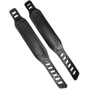 1 Paire De Sangles De P&eacute;dales Pour V&eacute;lo D'appartement,Sangles Universelles Robustes Et R&eacute;glables Pour V&eacute;lo De Spinning Et Salle De Sport &Agrave; Domicile - Neuf