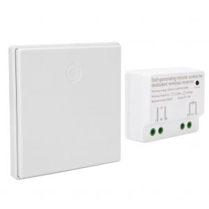 Module emetteur monocanal ultra-fin a telecommande autoalimentee, type 86, AC85-250 V - Neuf