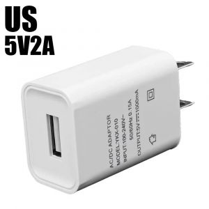 5v 2a Charge Rapide Qc3.0 Chargeurs De T&eacute;l&eacute;phone Portable Usb Adaptateur De Chargeur Mural Haute Vitesse Pour Iphone Samsung Xiaomi Redmi Prise Ue/Us-1pcs-5v2a Us Plug - Neuf