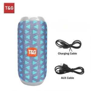 TG117 haut-parleurs Bluetooth Portable sans fil boîte de son extérieure étanche stéréo Surround prend en charge la Radio TF altavoz bluetooth-1200mAh-Flower Vert - Neuf