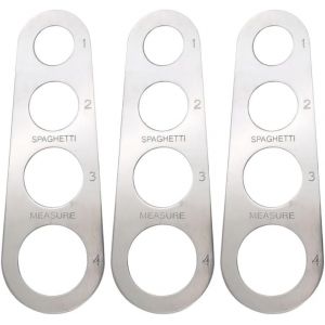 Mevronisshop-Lot De 3 Doseurs &Agrave; Spaghettis En Acier Inoxydable Avec 4 Trous De Mesure - Ustensiles De Cuisine - Neuf