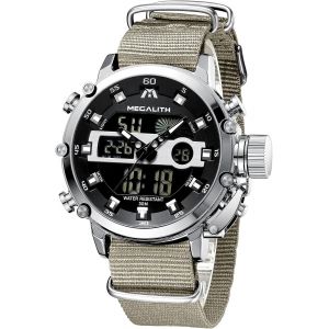 Gouts Et Couleursmontre Homme Digitale Militaire Sport Montre Numerique Homme Etanche 3atm Grand Cadran Montres Bracelet Avec Chronomètre Alarme Calendrier Led, Cadeaux Homme - Neuf