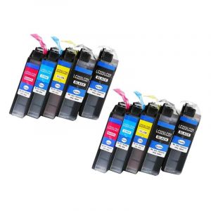 LC223 cartouche d'encre LC 223 LC223XL compatible pour imprimante Brother DCP-J562DW J4120DW MFC-J480DW J680DW J880DW J4620DW-10 pièces - Neuf