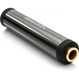 KALANKA-Adaptateur Jack Audio St&eacute;r&eacute;o - Jack Femelle 3,5mm to Jack Femelle 3,5mm - Noir - Neuf