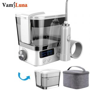 Irrigateur Dentaire Portable Pour L'hygiène Buccale, Hydropulseur, 2 Embouts, Buses, 10 Modes, Nettoyeur D'eau, Avec Réservoir De 600mm - Neuf