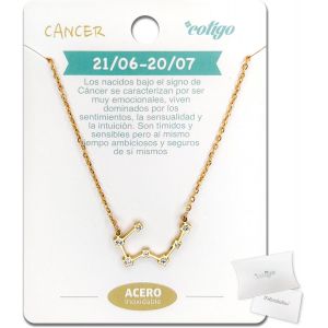 Kal-Collier Signe Du Zodiaque En Acier Inoxydable, 12 Colliers Constellations Avec Pendentif Horoscope En Zircon - Collier Femme Pour Bijoux D'astrologie - Neuf