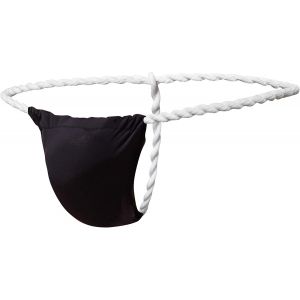 Gjhgf-Homme Soie Glacée String Tanga Bikini Taille Basse Slip Sous-Vêtement - Neuf