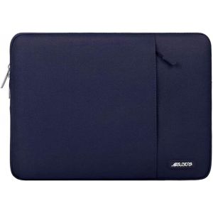 Housse Ordinateur Portable 15 Pouces,Compatible Avec Macbook Air 15 Pouces (M4 A324/M3 A3114/M2 A2941 2025-2023) Dell Xps 15,Laptop Sleeve Polyester Verticale Sac Avec Poche,Bleu M[ZHUJ3614] - Neuf