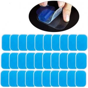 Lot De 60 Coussinets De Gel Ems Pour Appareils D'entraînement Abdominal - Haute Conductivité, Confortables, Durables, Compatibles Avec La Plupart Des Appareils - Neuf
