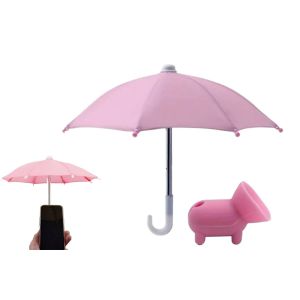 Parapluie pour t&eacute;l&eacute;phone avec support &agrave; ventouse, pare-soleil r&eacute;glable pour appareils mobiles, utilisation en ext&eacute;rieur - Neuf