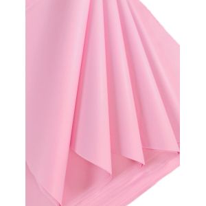 Lot De 25 Grandes Feuilles De Papier De Soie Rose Sans Acide - Id&eacute;al Pour Emballage Cadeau, Rangement, Emballage, Art Et Artisanat - 70 X 50 Cm - Neuf