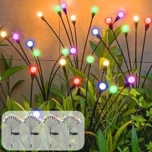 Kal-Lumiere Solaire Exterieur Jardin,4 Pièces 40 Led Lampe Solaire Exterieur Jardin Ip65 Coloré Luciole Exterieur Lampe Pour Jardin,Terrasse,Chemins,Arrière-Cours,Passerelle,Balcon - Neuf