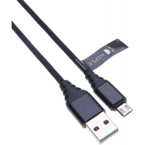 Micro Usb Câble De Charge Tressée À Charge Rapide Compatible Avec Le Pad Asus Memo: 7, Hd 7, 8, 10, Zenpad: 7, 8, S 8.0 Z580c, Z380c, 10 Z300m, Z300c, Z300ca, Z300cg, C 7.0 Z170c, Z170cg / Usb B (1m) - Neuf