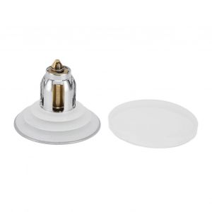 Filtre de vidange de lavabo standard am&eacute;ricain Bouchon d'arr&ecirc;t d'&eacute;vier universel de type poussoir de salle de bain pour trou de vidange de 0,981,77 po - Neuf