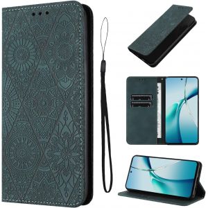 Kal-Étui Pour Oneplus Nord Ce4 Lite 5g 6.67 Pouces Cuir Artificiel Coque Oneplus Nord Ce4 Lite Avec Fente Pour Carte Coque Oneplus Nord Ce4 Lite 5g Béquille Housse Vert - Neuf