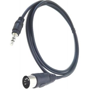 VornixorSarlshop-1,5 m DIN 5 Broches m&acirc;le vers 3.5 mm (1/Q900) st&eacute;r&eacute;o m&acirc;le c&acirc;ble Audio Professionnel pour Bang & Olufsen, Naim, Quad. syst&egrave;mes st&eacute;r&eacute;o (Bo-106 N) - Neuf
