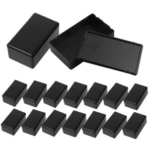 Lot de 16 petites bo&icirc;tes de d&eacute;rivation-Bo&icirc;tier &eacute;lectronique &eacute;tanche en plastique noir boite electrique boite jonction electrique boitier electronique-60 x 36 x 25 mm - Neuf