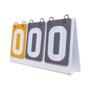 Tableau D'affichage Tableau D'affichage Portable 3 Chiffres Sports Pour Badminton Grand Marqueur De Sports Flipper Jeux D'int&eacute;rieur Flip Score Board - Neuf