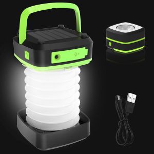 Eryi-Lampe Solaire Camping, Lampe De Camping, Lampe Camping Solaire Pliable Lanterne Camping Étanche Rechargeable Lámpara De Camping Lanterne De Camping Pour Camping, Randonnée, Tente, L'aventure - Neuf
