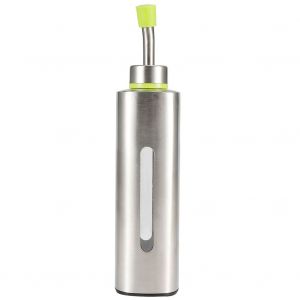 Hjlian Bouteille D'huile Anti-Fuite En Acier Inoxydable, Pot, Bouteille De Vinaigre, Sauces, Distributeur D'assaisonnement, Outil De Cuisine Carre - Neuf