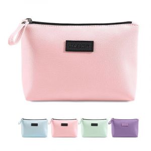 Rose Petite Trousse De Maquillage Pour Sac &Agrave; Main, Ce Petit Portable, Un Sac De Maquillage, Imperm&eacute;able &Agrave; L'eau De Cuir D'unit&eacute; Centrale De Voyage Trousse De Maquillage Avec Poign&eacute;e, Mignon Fermeture &Agrave; Glissi&egrave;re Poche Multifonction Pour Les Femmes - Neuf