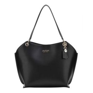 GUESS Sac à épaule noir pour femme - Eco Evaine Tote Bag 293331 - Neuf