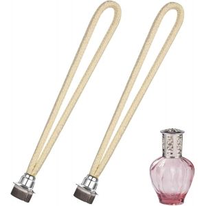 KALANKA-2PCS Mèches de Lampe à Huile, Lampe Berger Diffuseur, Mèches de Lampe Parfumée Diffuseur Brûleur Wick Diffuseur pour Lampe à Huile Catalytique,Aromathérapie - Neuf