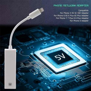 Adaptateur de c&acirc;ble r&eacute;seau 100Mbps pour RJ45 Ethernet LAN filaire Voyage &agrave; l'&eacute;tranger Compact Pour / S&eacute;rie - Neuf