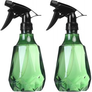 MEVRONISSHOP-2 Pcs Vaporisateur Cheveux, 500ML Vaporisateur Plante Eau, Spray Bouteilles Eau Vides, Bouteille Spray Vide, Brumisateur Flacon Pulv&eacute;risateur Vide 500ML pour Plantes Jardin Nettoyage - Neuf
