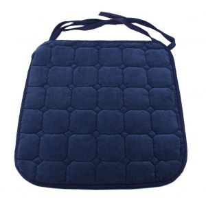 Hjlian Coussin De Chaise En Coton Lavable, Decoration Pour La Maison, Le Bureau Ou La Chambre A Coucher (Bleu) - Neuf