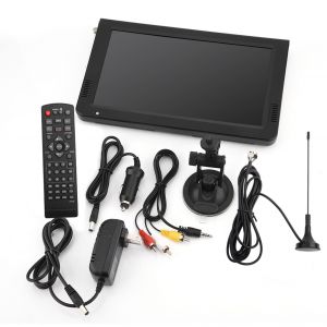 Televiseur numerique portable aTSC 10 pouces, lecteur video HDMI HD 1080p pour maison et voiture, prise americaine 110-220 V - Neuf
