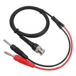 Cable de test de sonde de cable de test de fiche banane empilable double de 4 mm BNC P1009 pour la generation de signaux d'oscilloscope - Neuf