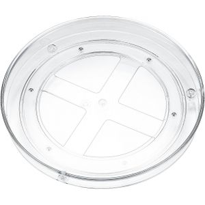 1 Pcs Lazy Susan Organisateur Réfrigérateur,Porte-Épices,Étagère À Épices Rotative,Rangement De Cuisine Plateau Tournant Pour Pots D'épices,23.5x3.6cm - Neuf