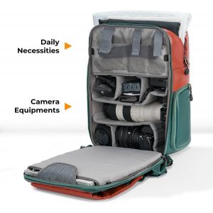 Sac &Agrave; Dos Pour Appareil Photo, Beta Sac Appareil Photo Reflex Avec Housse De Pluie Imperm&eacute;able Inclus Pour Dslr Canon Nikon Sony Olympus Dji Drone Portable 15.6''[Z4520] - Neuf