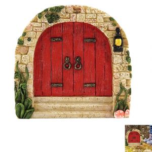 Mini Porte De Jardin F&eacute;&eacute;rique En Bois, D&eacute;coration Ext&eacute;rieure Pour Jardins Et Chambres D'enfants - Neuf