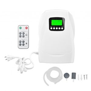 HJLIAN Generateur d'ozone ioniseur portable et polyvalent, generateur d'ozone O3 pour l'air et les aliments, 500 mg/h, prise americaine 110-130 V - Neuf