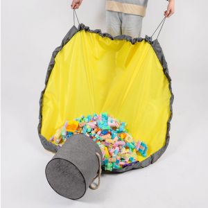 Sacs De Rangement Gris, Sacs De Rangement Pour Jouets D'enfants, Sacs De Rangement Pour La Maison, L-Générique - Neuf