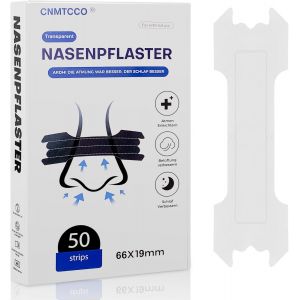 Kalanka-Ecarteur Nasal Transparent, 50 Bandelettes Nasales Premium Pour Faire De L'exercice, Soulager La Congestion Nasale Et Am&eacute;liorer La Qualit&eacute; Du Sommeil, Respirez Plus Facilement (66 * 19mm) - Neuf