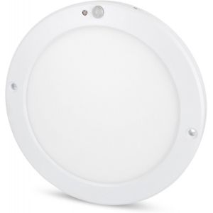 Subzonal-Lampe &Agrave; D&eacute;tecteur Led 18w, D&eacute;tecteur De Cr&eacute;puscule, Blanc Chaud 3000k - Neuf