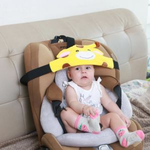 Bandeau Réglable Pour Siège Auto Pour Enfant, Motif Panda, Bandeau Pour Bébé (Sangle Girafe) - Neuf