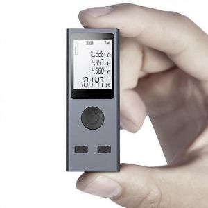 Mini outil de mesure de distance laser,131 pi/40 m,précision de ±2 mm,commutation d'unité m/po/pi,distance/are - Neuf