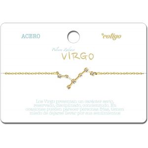 Eryi-, Bracelet Signe Du Zodiaque En Acier Inoxydable, Bracelet Horoscope Avec Zircone, Constellations Bijoux Astrologie Pour Femme - 12 Unités - Neuf