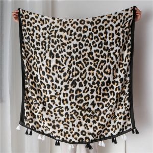 1 Écharpe À Imprimé Léopard Animal Pour Femmes, Dames Et Filles, Coffrets Cadeaux - Neuf