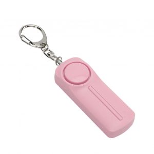 Mini Porte-CléS D'alarme Personnelle Avec SirèNe Forte De 130db, Dispositif D'auto-Protection De SéCurité, Alerte D'urgence Pour Femme âGéE Rose - Neuf