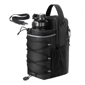 Magn&eacute;tique Sac Magn&eacute;tique, Pochette Pour La Salle De Gym Portable &Eacute;tanche Sangle R&eacute;glable Poche Pour La Randonn&eacute;e Voyage &Agrave; V&eacute;lo - Neuf