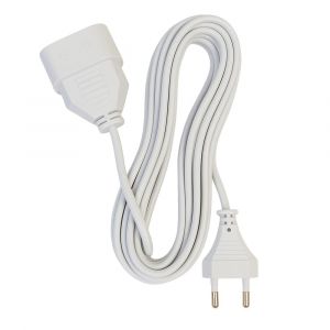 Rallonge &Eacute;lectrique Blanche 5m &ndash; 1380W, 220V-240V - Neuf